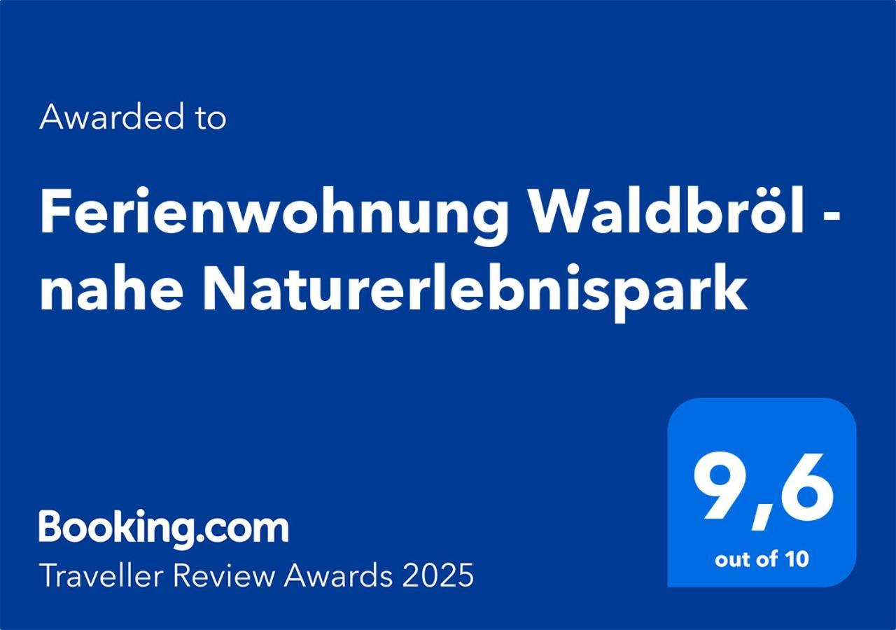 Ferienwohnung Waldbroel - Nahe Naturerlebnispark Waldbrol Ngoại thất bức ảnh